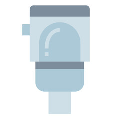 toilet flat icon style