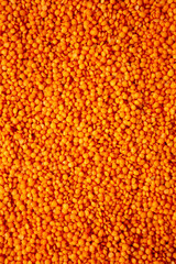 Red Lentils Legume background