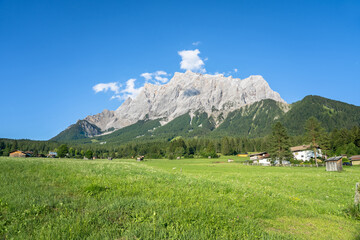 Naklejka premium Zugspitze in Bavaria, Germany