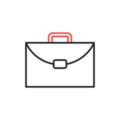 Business portfolio icon. High quality coloured vector illustration.