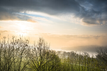 Obraz premium Beautiful lake landscape