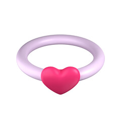 Love Ring Valentine 3D icon