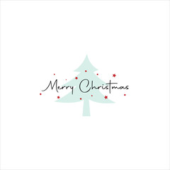 Merry Christmas wishes Illustration of White Background 