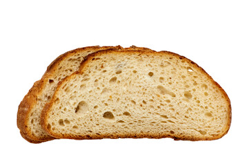  sliced white bread with crispy crust.
