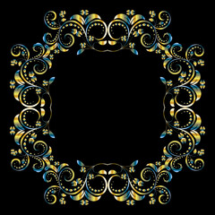 Decorative frames, Retro ornamental frame, Vintage rectangle ornaments and ornate border