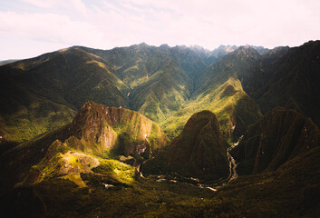 landscape of Machu Picchu