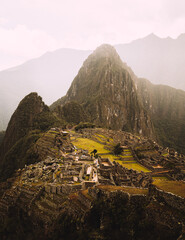 landscape of Machu Picchu