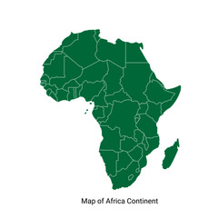 Map of Africa Africa regions political map with single countries