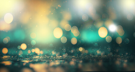 Abstract background with water background on nature bokeh. generative ai.