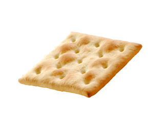 Cracker soda isolated on transparent layered background.