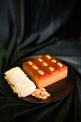Traditional Turkish Sweet Şambali Tatlısı
