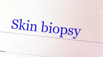 skin biopsy