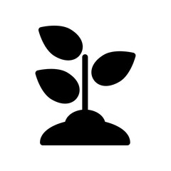 Growth Plant icon template PNG