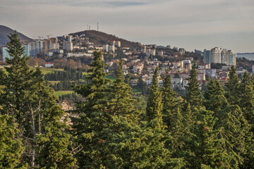 View of Sochi town. Russia