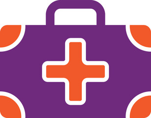 Obraz premium Medical kit Vector Icon Design Illustration