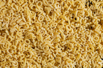 Raw pasta close-up. Pasta background