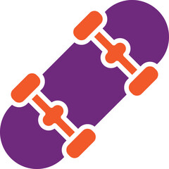 Skateboard Vector Icon Design Illustration