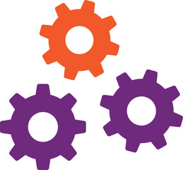 Gears Vector Icon Design Illustration