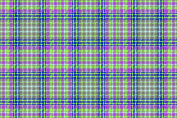 Plaid pattern tartan. Fabric texture textile. Background vector seamless check.