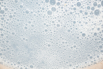 Water bubbles close up, background images and science.