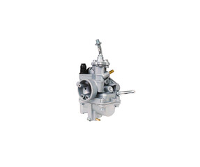 New motorcycle carburetor isolated. Motorbike parts concept,PNG file