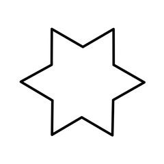 star icon on white