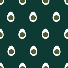 Seamless pattern sliced. Organic food. Good for product packaging, promo poster or flyer. Vector illustration.