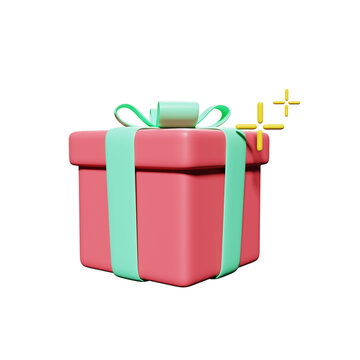 3D Gift box Icon