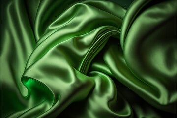 Silk Satin Background: A Beautiful Abstract Stock Photo of Soft Wavy Folds in the Fabric for Weddings, Anniversaries, Valentine's Day and Love