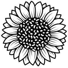 Sunflower svg for cricut