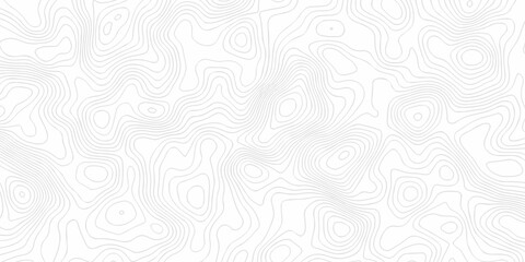 Topographic map. Geographic mountain relief. Abstract lines background. Contour maps. Vector illustration, Topo contour map on white background, Topographic contour lines vector map seamless pattern.