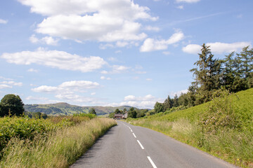 Welsh countryside in the summertime.