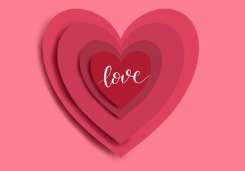 Valentines day hearts