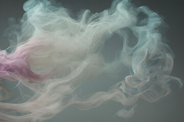 Fototapeta premium Dynamic Smoke Art with Color Gradient.