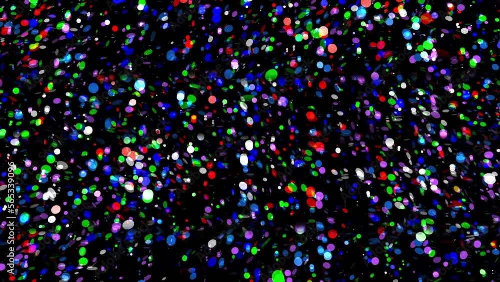 Poster bright dynamic and festive multi-colored confetti, which will be useful for any material. will help 