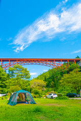 キャンプ場_青空