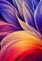 Beautiful colorful wallpaper illustration art Generative AI Content by Midjourney