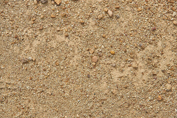sand and gravel, crushed stone. Soil texture and background, backdrop