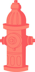 Fire hydrant flat icon Firefighter equipment