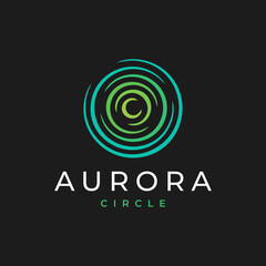 Aurora Circle, a Logo Design for a Majestic Celestial Ring