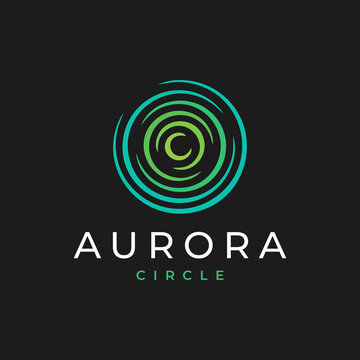 Aurora Circle, a Logo Design for a Majestic Celestial Ring
