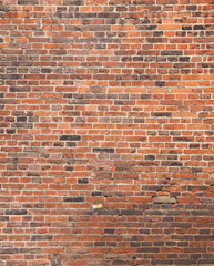 red brick wall background