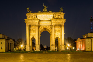 Fototapeta na wymiar Arco della Pace 