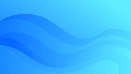 Abstract blue background and curve shape, background with copy space for design, vector.