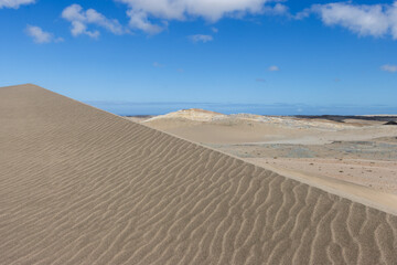 stunning dunes in the restricted area of southern Namibia