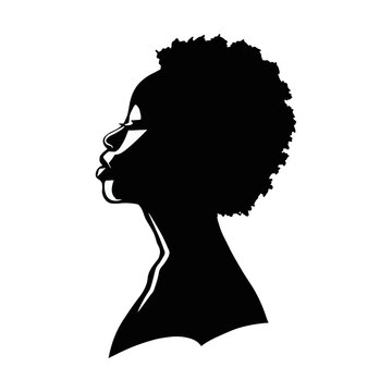 recommend clip art: black woman silhouette