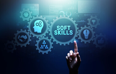 Soft skills and personal fitness responsibility HR human resources concept.