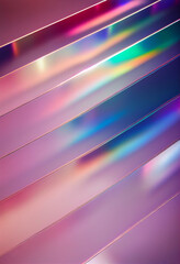 colorful abstract background pastel gradient reflection holographic created by generative ai