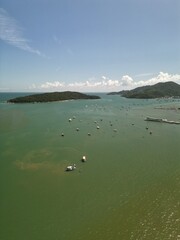 Aerial photos of Brazilian beaches