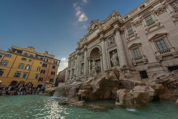 Fototapeta na wymiar Fontana Di Trevi, Roma